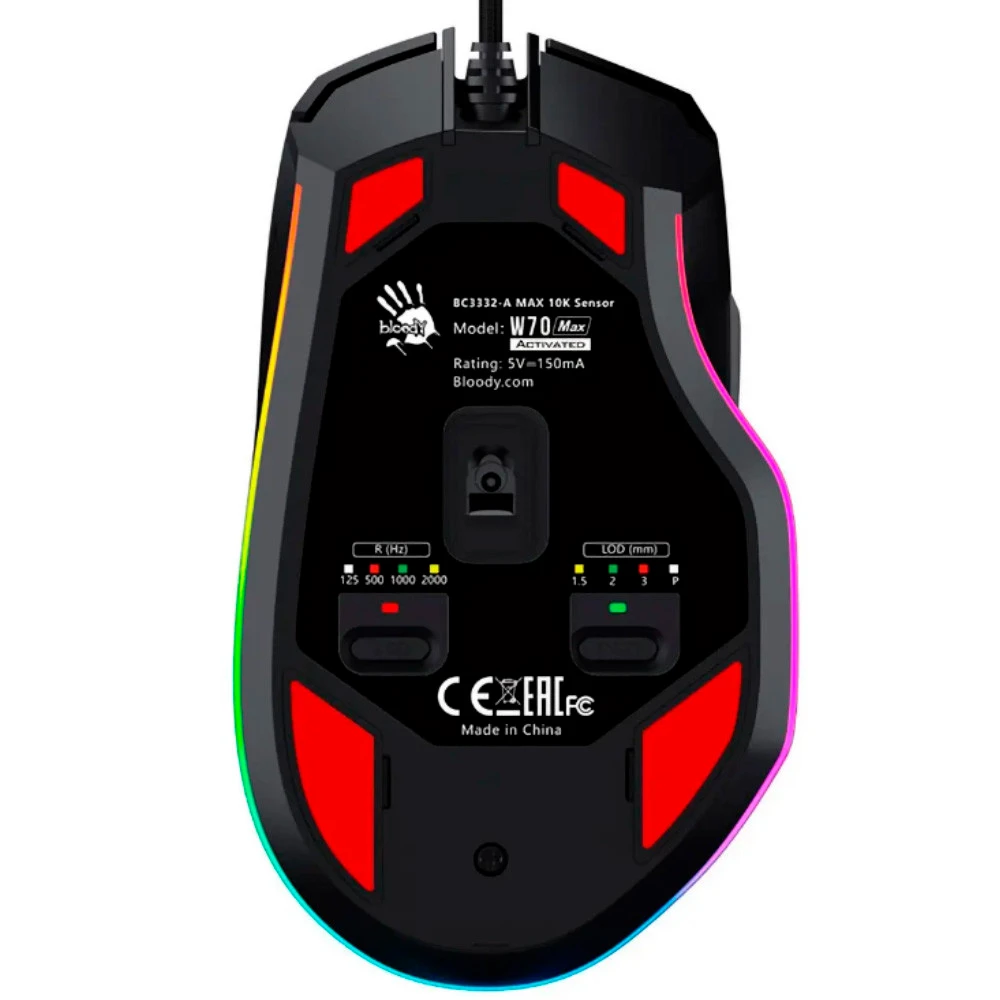 Мышь A4Tech Bloody W70-Max Игровые, Проводная