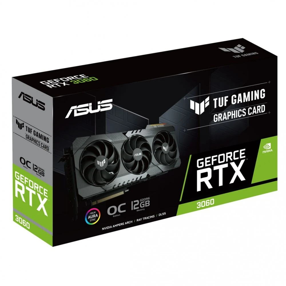 Видеокарта Asus TUF-RTX3060-O12G-GAMING 90YV0GC0-M0NA00 12 ГБ