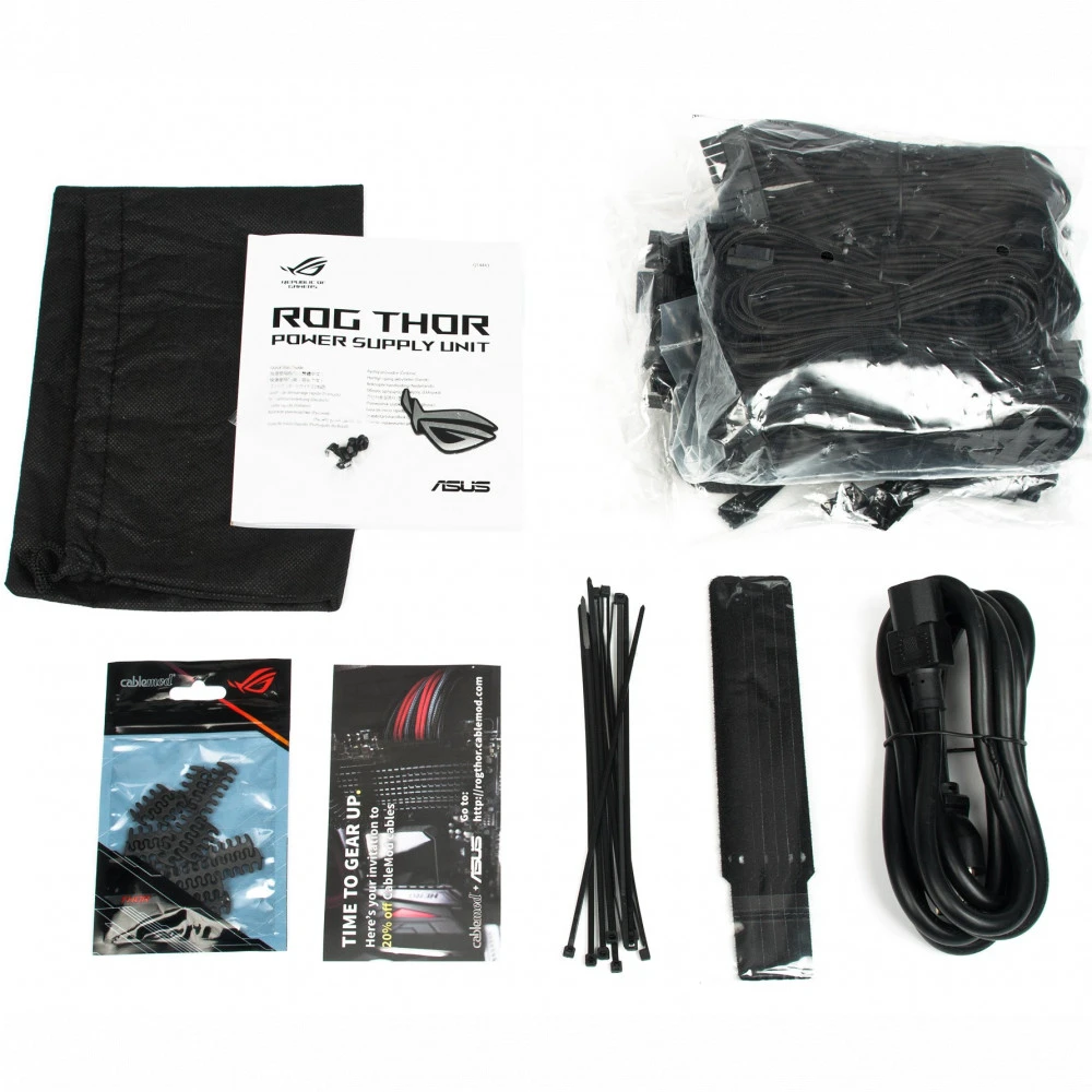 Блок питания Asus ROG-THOR-1200P 1200 Вт, 80+ Platinum