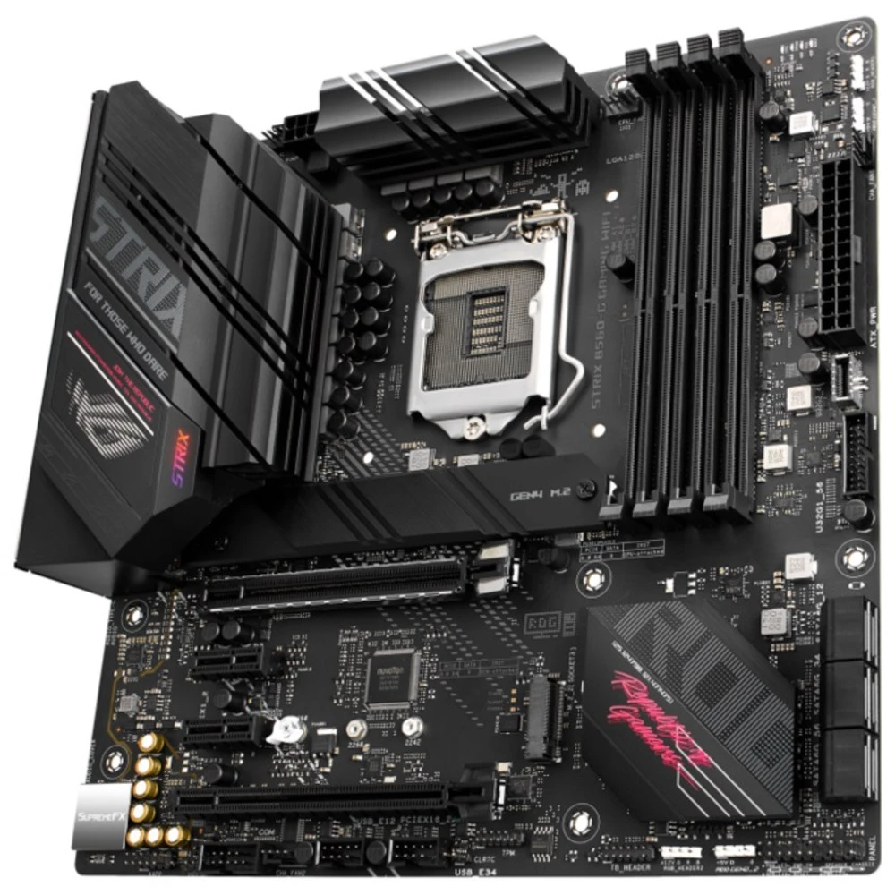 Материнская плата Asus ROG STRIX B560-G GAMING WIFI Micro-ATX, LGA 1200