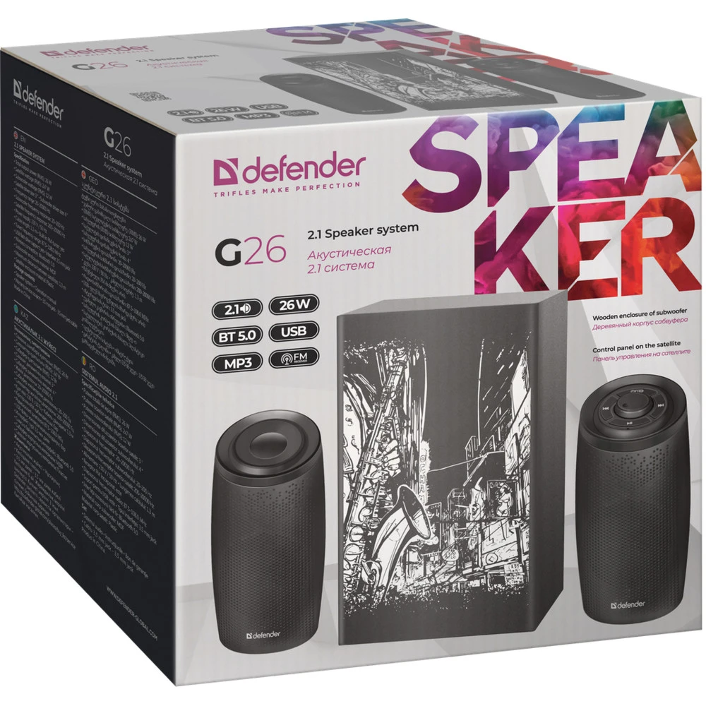 Компьютерные колонки Defender G26 65126 Принт