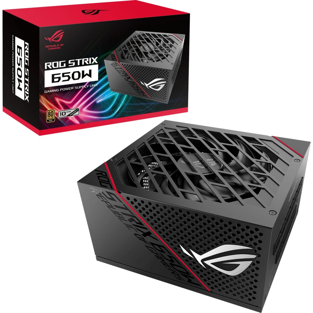 Блок питания Asus ROG-STRIX-650G 650 Вт, 80+ Gold