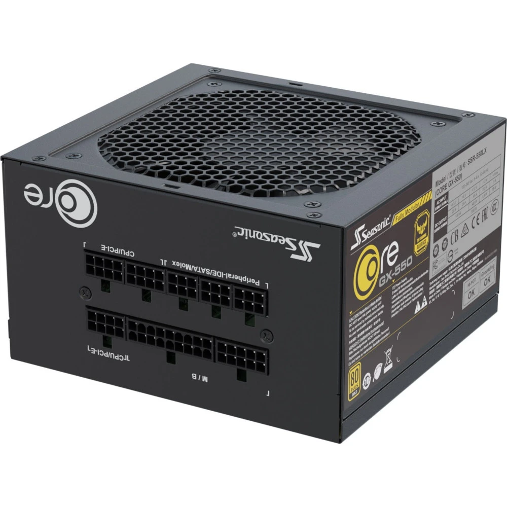Блок питания Seasonic Core GX-550 SSR-550LX 550 Вт, 80+ Gold