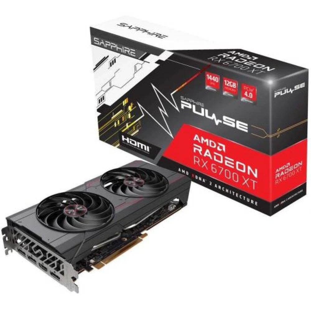 Видеокарта Sapphire Radeon RX 6700 XT PULSE (11306-02-20G) 12 ГБ