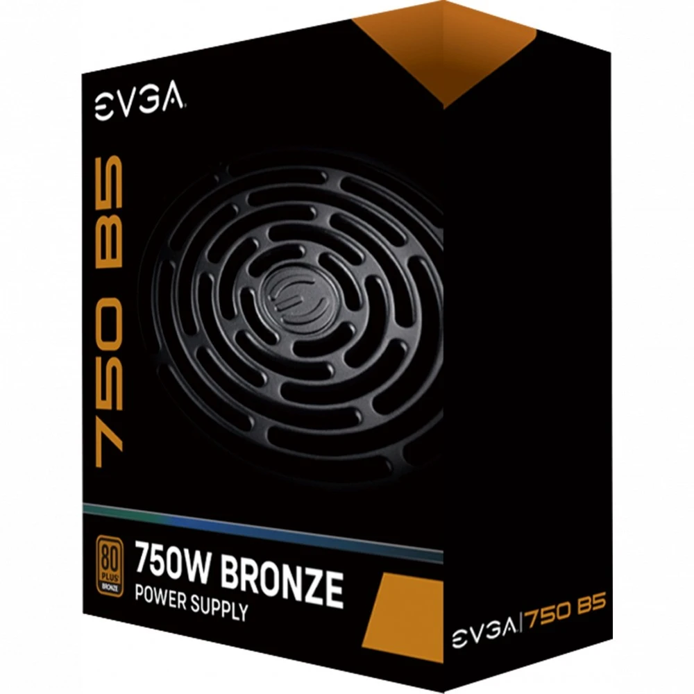 Блок питания EVGA 220-B5-0750-V2 750 Вт, 80+ Bronze