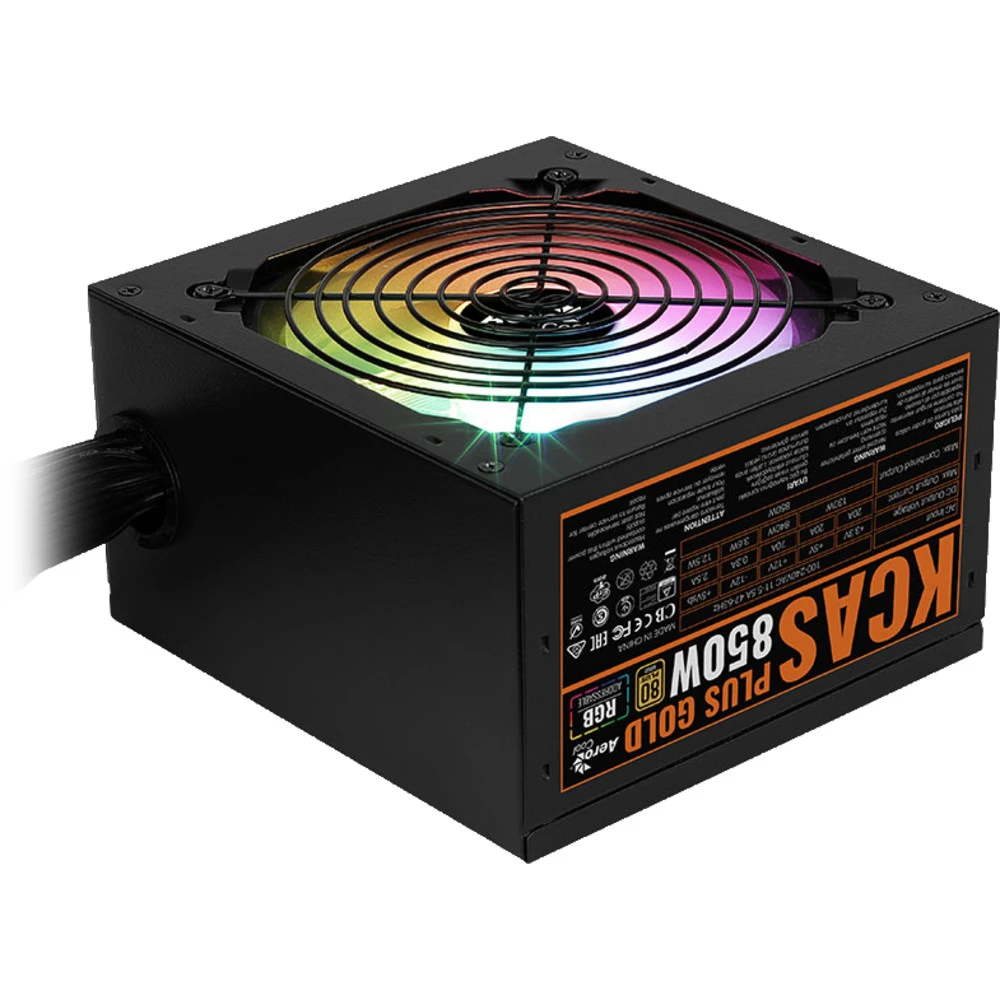 Блок питания Aerocool KCAS PLUS GOLD 850W ACPG-KP85FEC.11 850 Вт, 80+ Gold