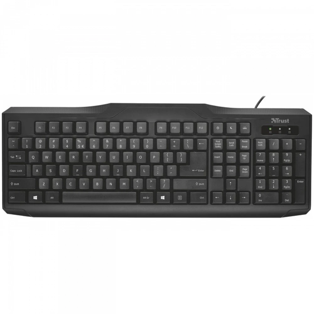 Клавиатура Trust Keyboard Classicline Black 21200 Проводная, USB