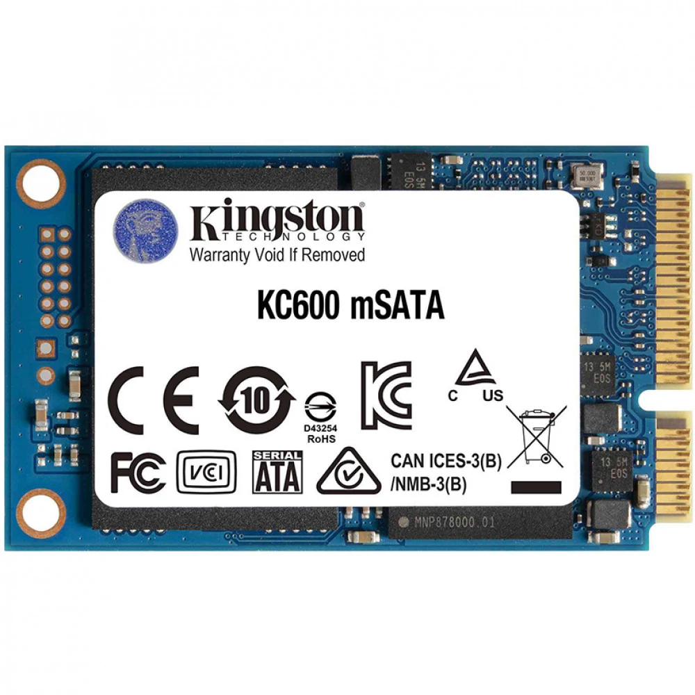 Жесткий диск Kingston KC600 SKC600MS/256G SSD (твердотельные), 256 ГБ, mSATA, SATA