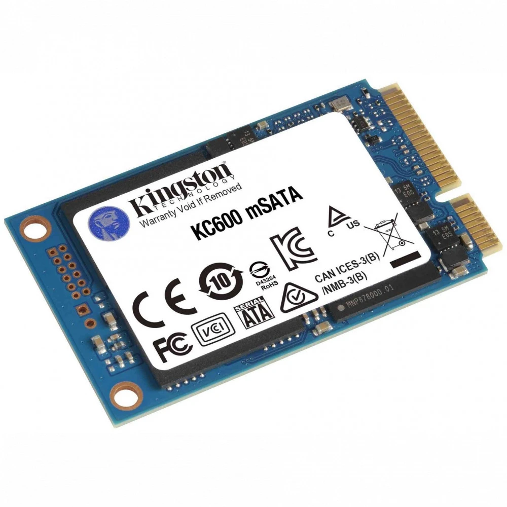 Жесткий диск Kingston KC600 SKC600MS/512G SSD (твердотельные), 512 ГБ, mSATA, SATA