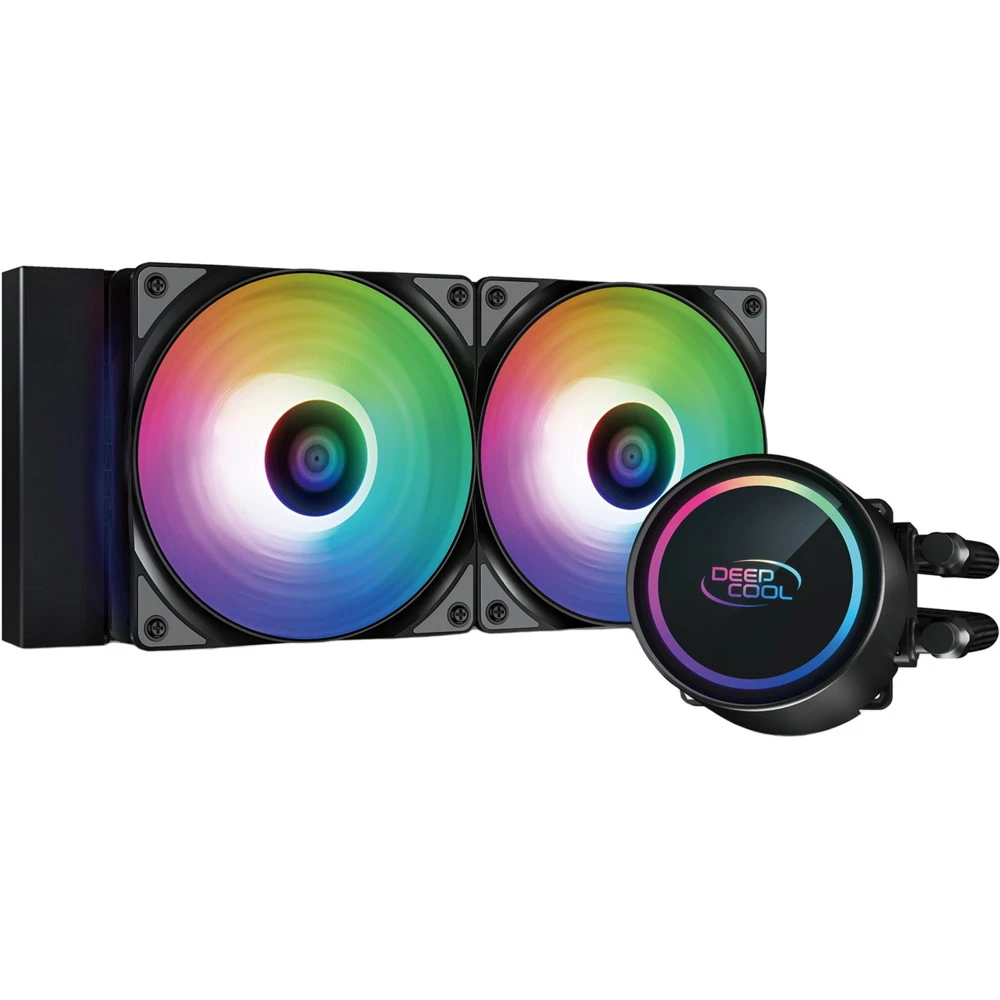 Система охлаждения Deepcool C водяным охлаждением GAMMAXX L240 A-RGB DP-H12CF-GL240-ARGB Для процессора