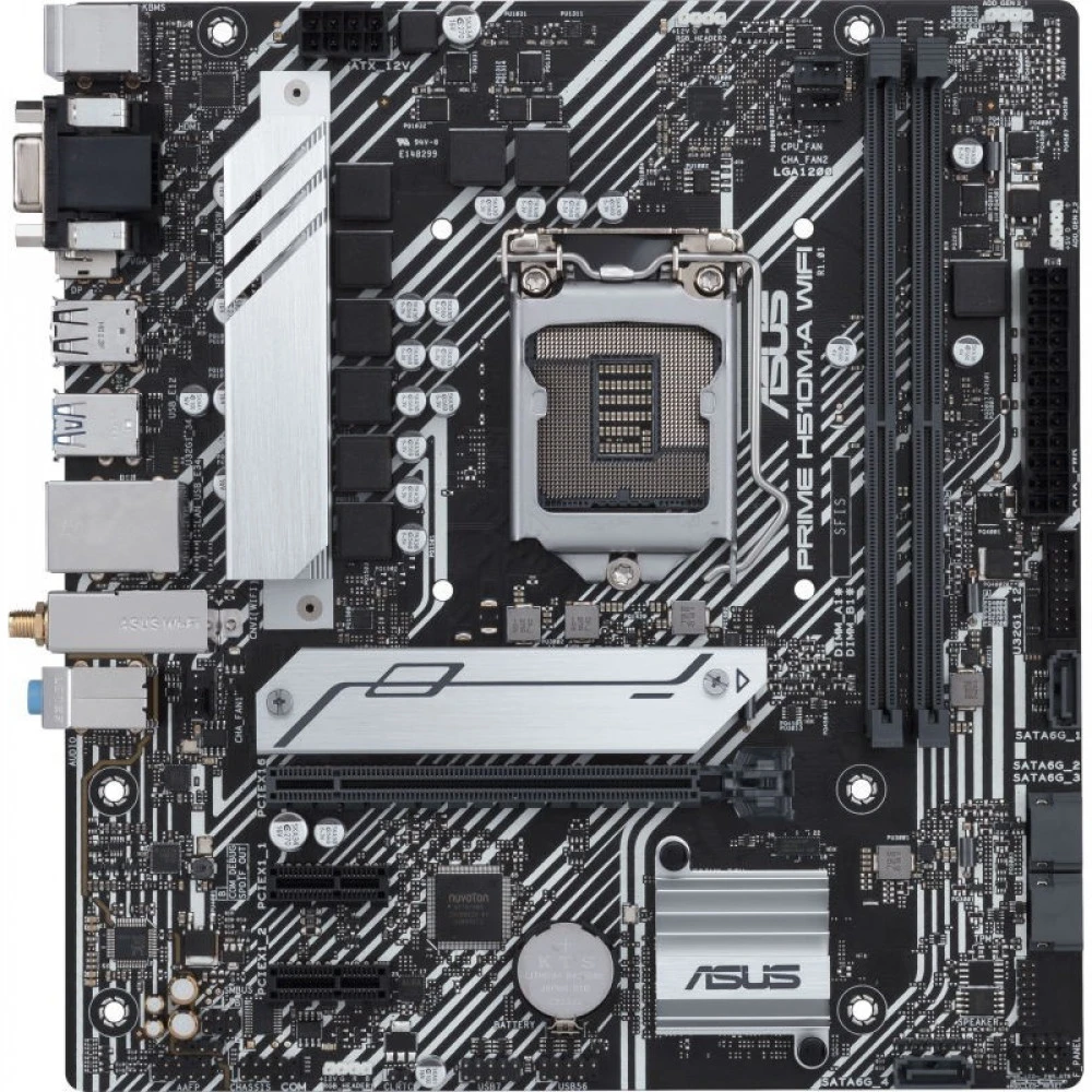 Материнская плата Asus PRIME H510M-A WIFI Micro-ATX, LGA 1200