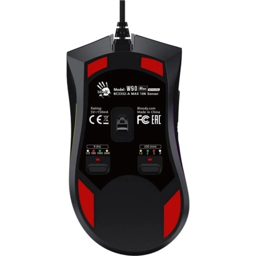 Мышь A4Tech Bloody W90-Max Игровые, Проводная