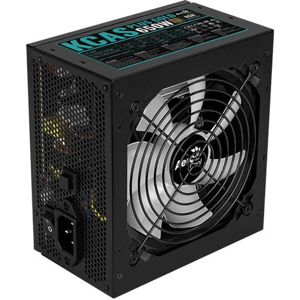 Блок питания Aerocool ATX 650W KCAS PLUS GOLD ACPG-KP65FEC.11 650 Вт, 80+ Gold