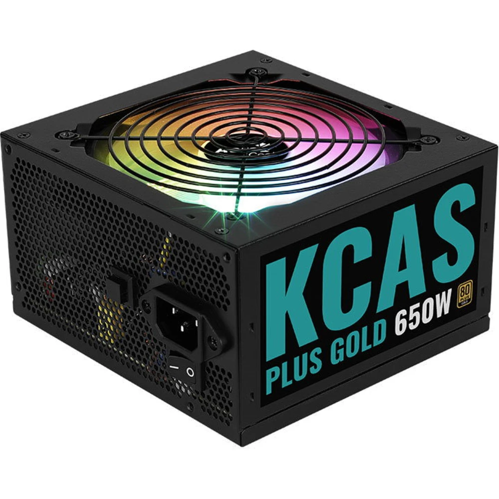 Блок питания Aerocool ATX 650W KCAS PLUS GOLD ACPG-KP65FEC.11 650 Вт, 80+ Gold