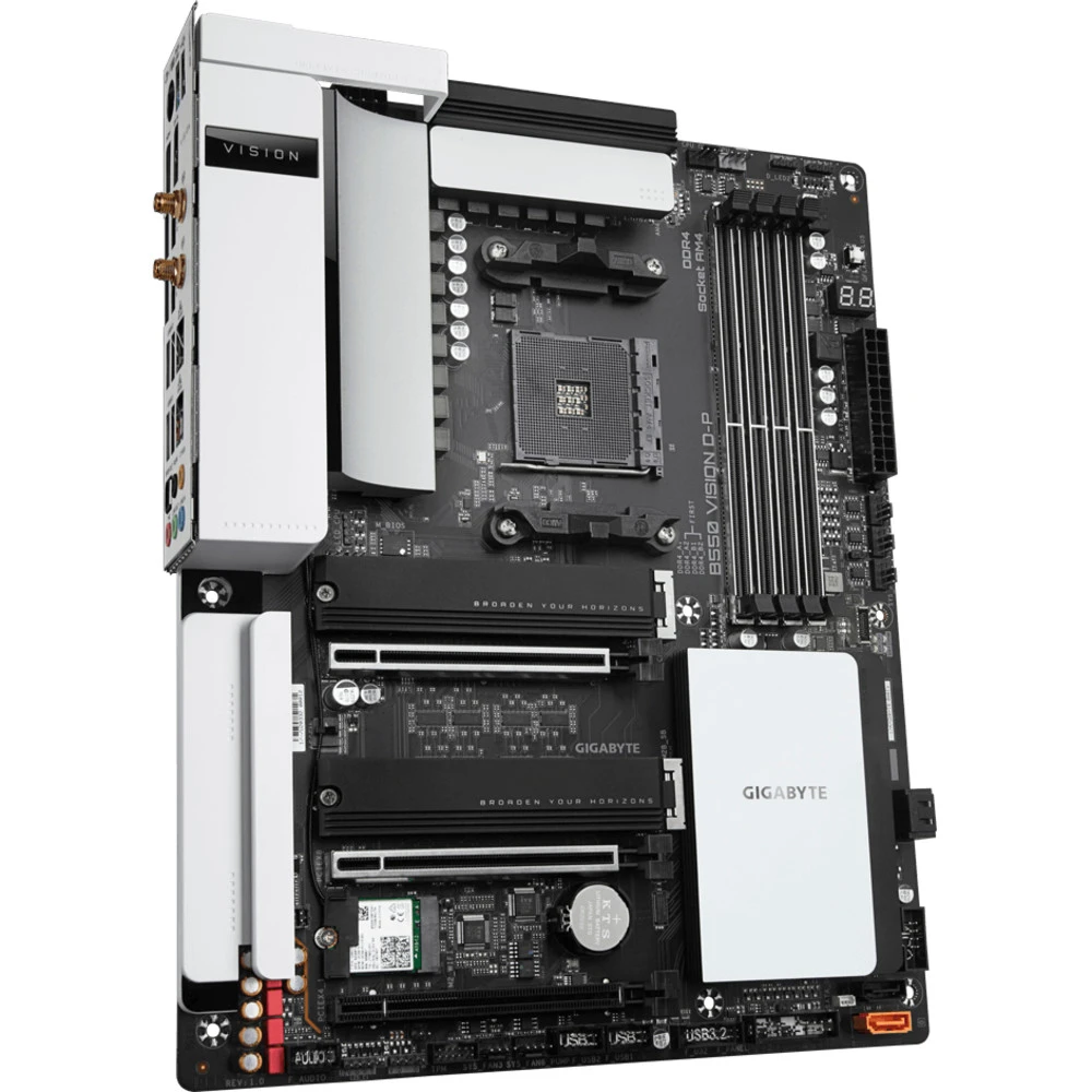 Материнская плата Gigabyte B550 VISION D-P ATX, AMD AM4