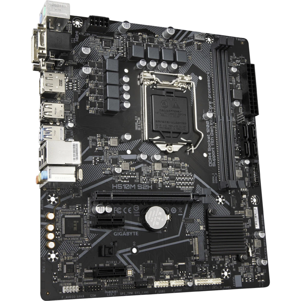 Материнская плата Gigabyte H510M S2H Micro-ATX, LGA 1200