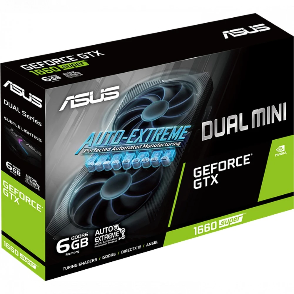Видеокарта Asus DUAL-GTX1660S-6G-MINI 6 ГБ