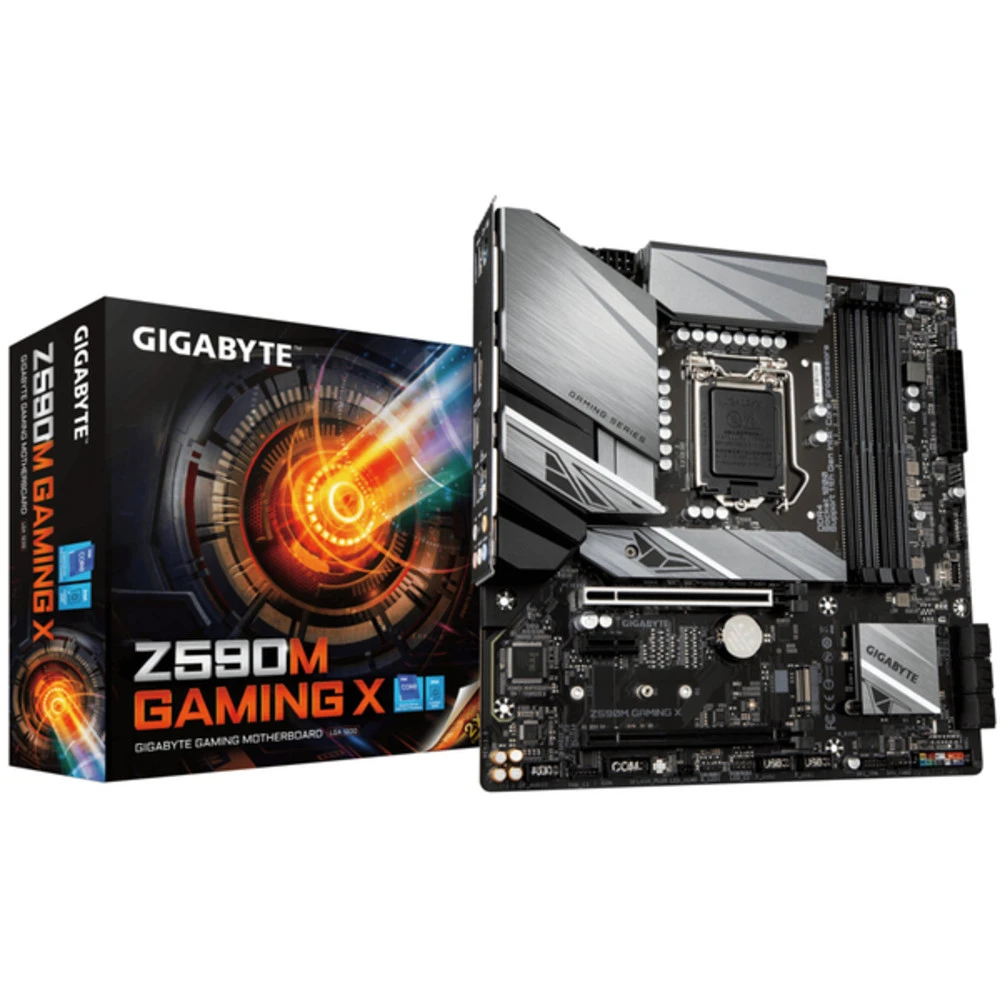 Материнская плата Gigabyte Z590M GAMIMG X Micro-ATX, LGA 1200