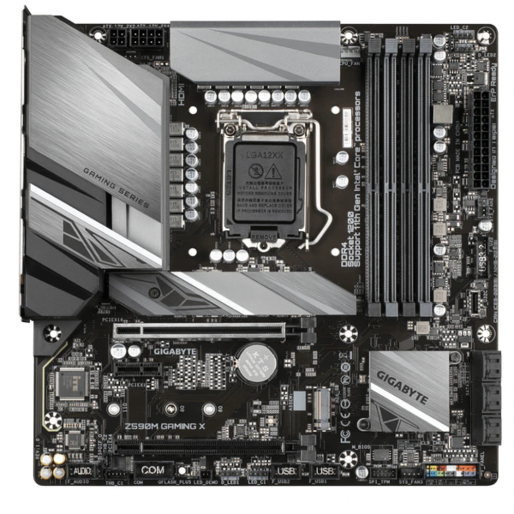 Материнская плата Gigabyte Z590M GAMIMG X Micro-ATX, LGA 1200
