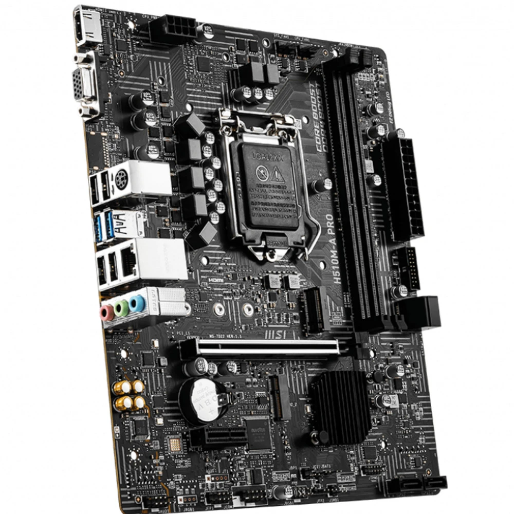 Материнская плата MSI H510M-A PRO Micro-ATX, LGA 1200