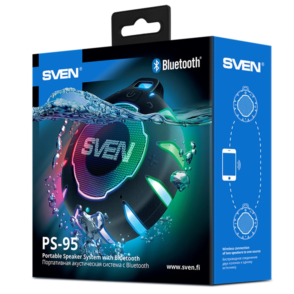 Портативная колонка Sven PS-95 SV-019792 Черный