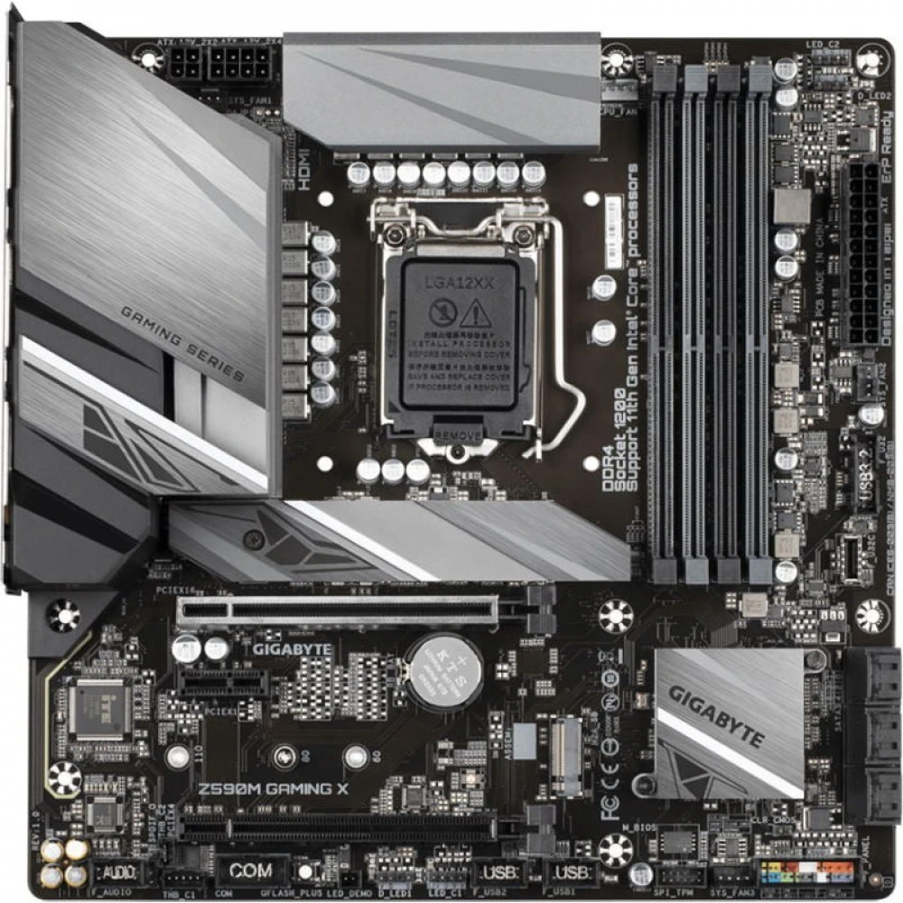Материнская плата Gigabyte Z590M GAMING X Micro-ATX, LGA 1200