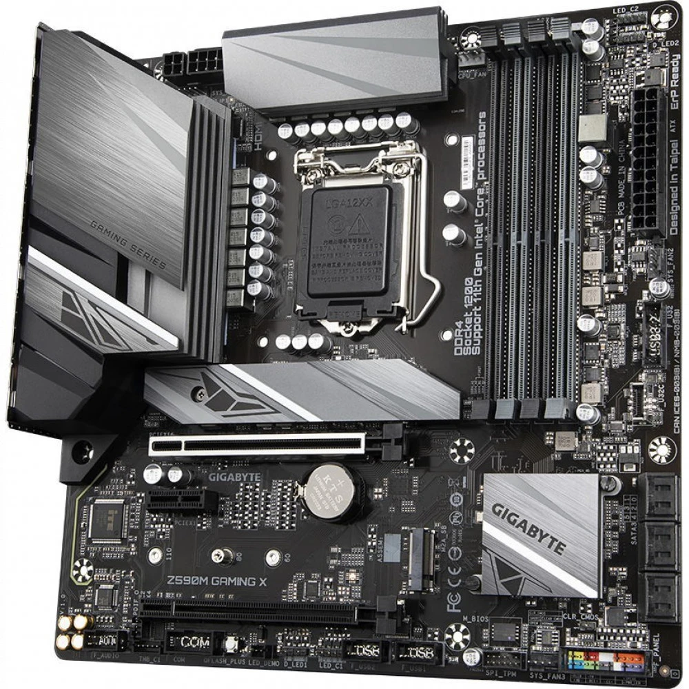 Материнская плата Gigabyte Z590M GAMING X Micro-ATX, LGA 1200