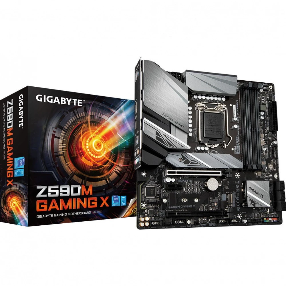 Материнская плата Gigabyte Z590M GAMING X Micro-ATX, LGA 1200