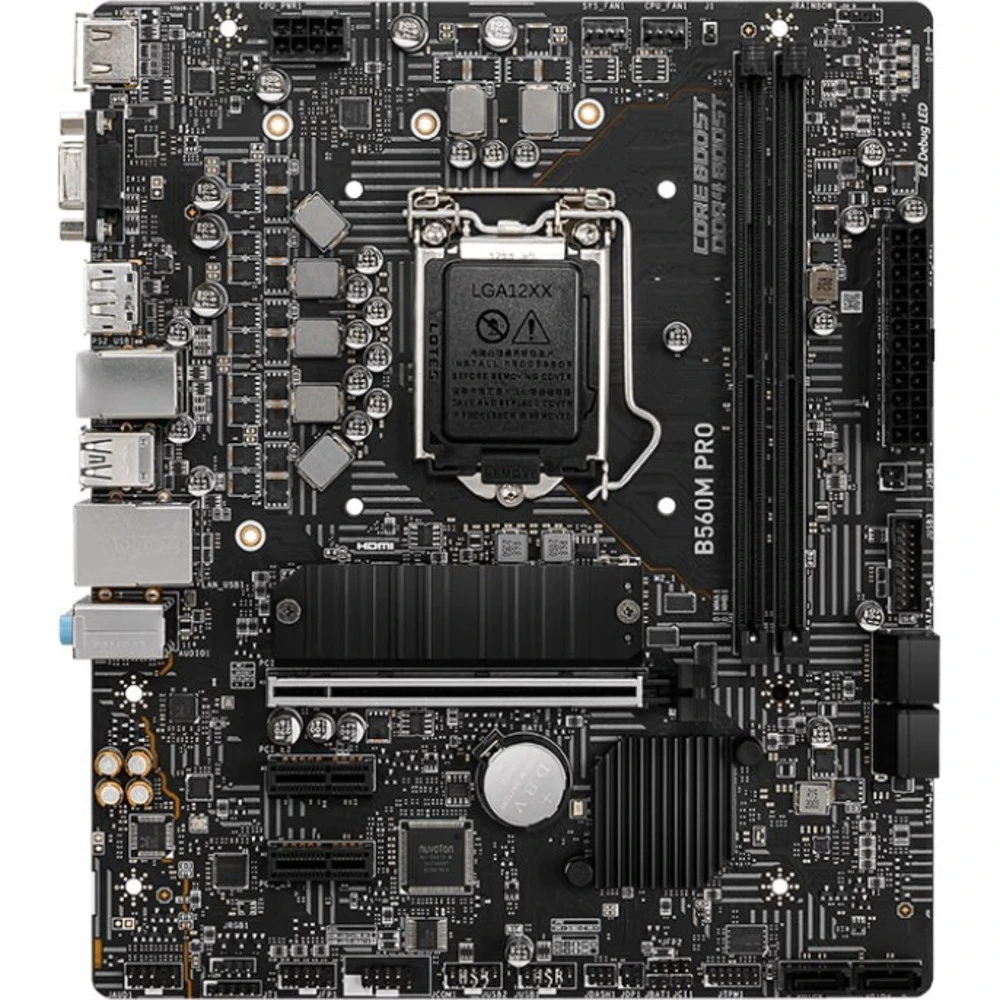Материнская плата MSI B560M PRO Micro-ATX, LGA 1200