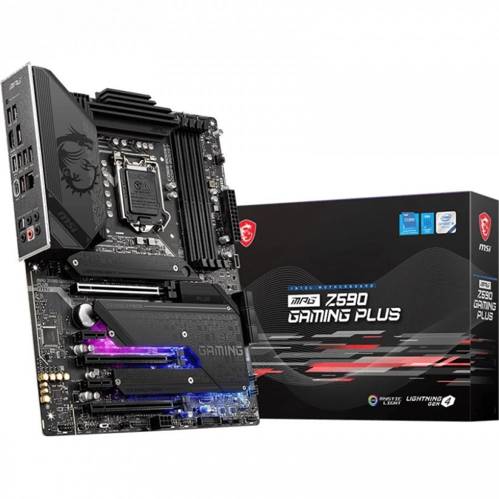 Материнская плата MSI MPG Z590 GAMING PLUS ATX, LGA 1200