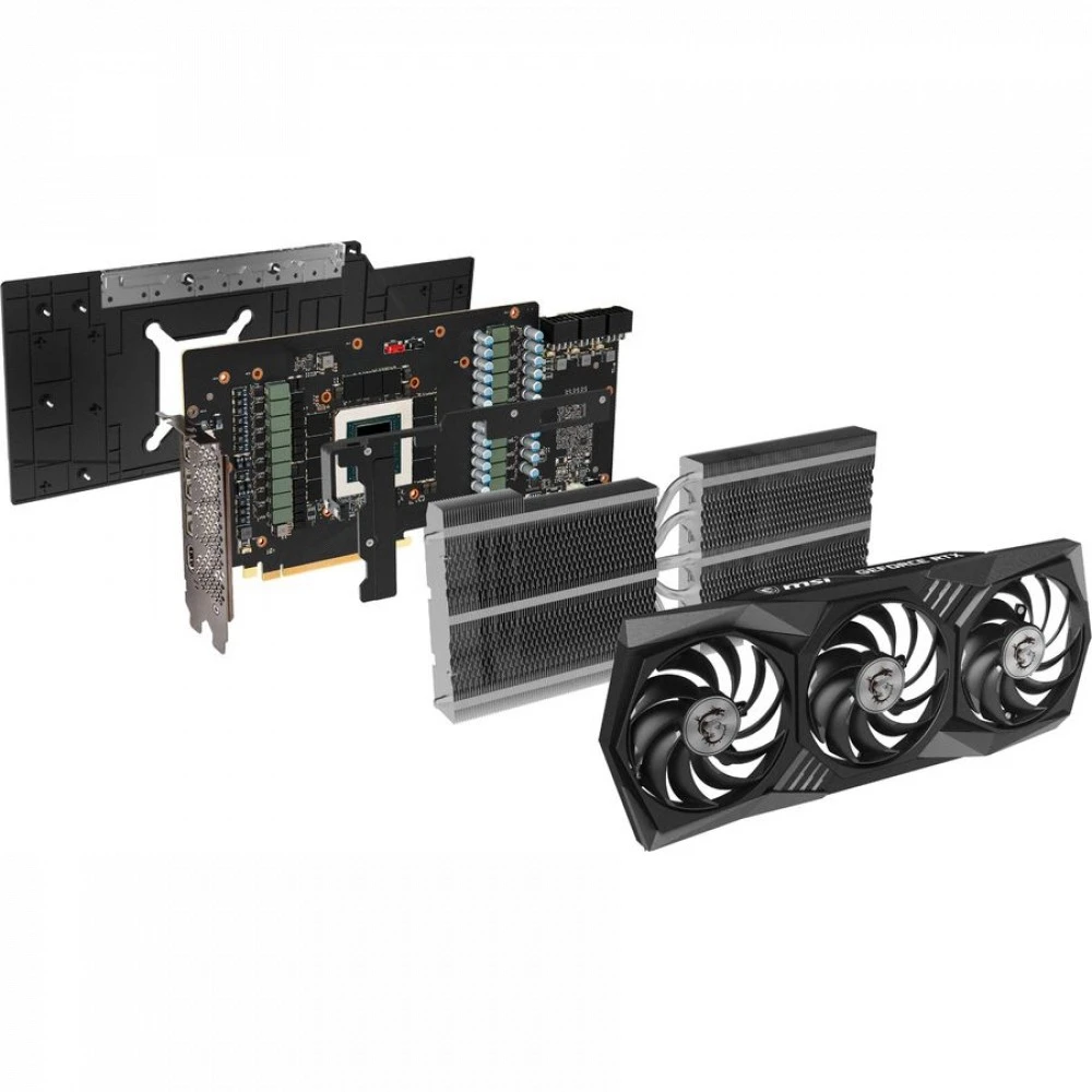 Видеокарта MSI NVIDIA GeForce RTX 3080TI , RTX 3080 Ti GAMING X TRIO 12G 602-V389-144S 12 ГБ