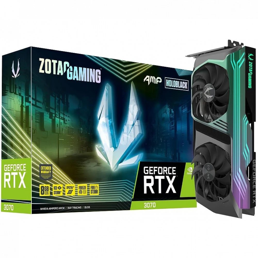 Видеокарта Zotac GeForce RTX 3070 AMP Holo 8Gb ZT-A30700F-10P 8 ГБ