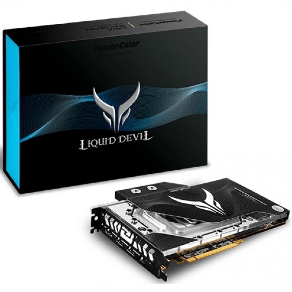 Видеокарта PowerColor Radeon RTX 6900 XT 16GB AXRX 6900XT 16GBD6-W2DHC/OC 16 ГБ
