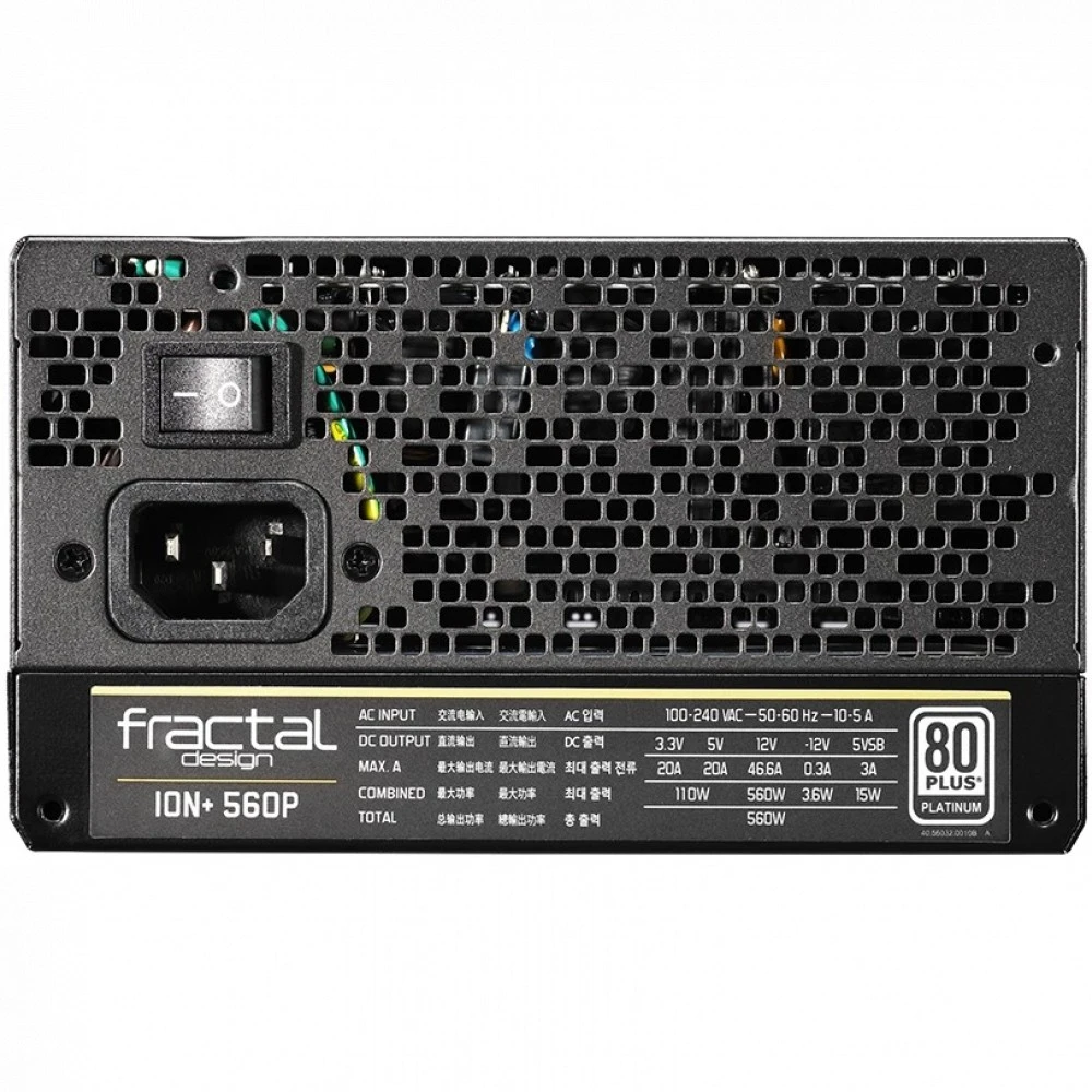 Блок питания FRACTAL DESIGN FD-PSU-IONP-660P-BK-EU 660 Вт, 80+ Platinum