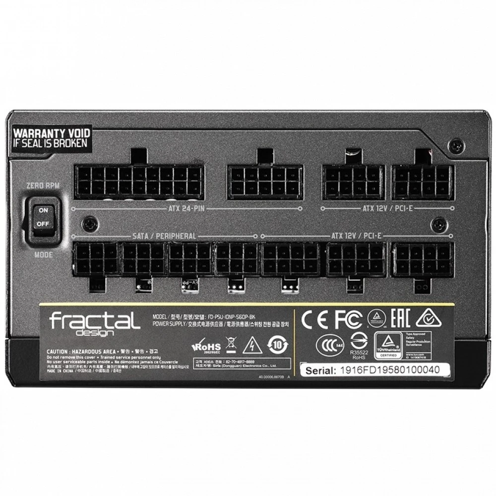 Блок питания FRACTAL DESIGN FD-PSU-IONP-660P-BK-EU 660 Вт, 80+ Platinum