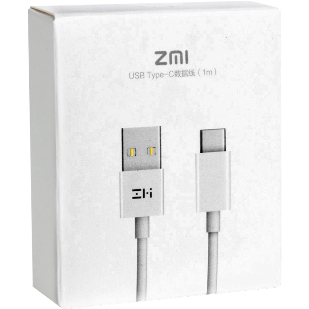 Кабель интерфейсный Xiaomi ZMI, Type-c,100 cm, Белый 26643 USB Type A - USB Type C