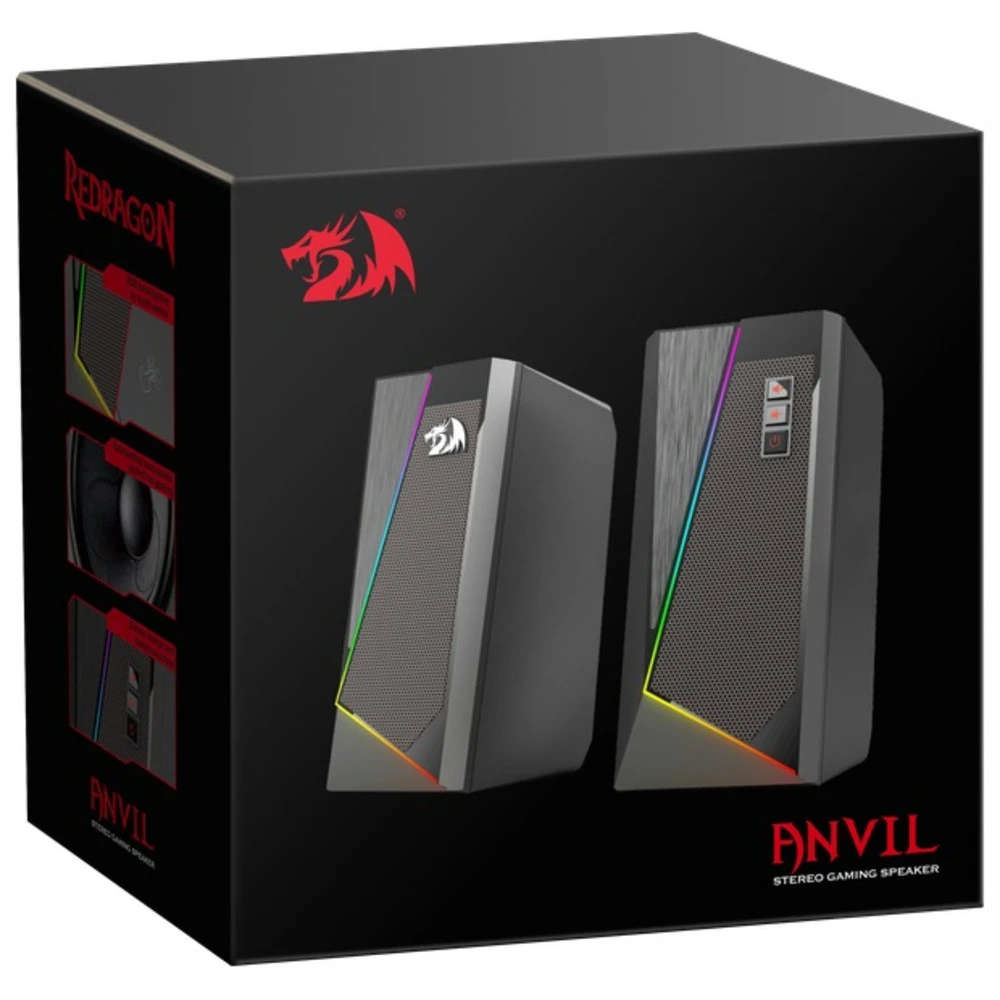 Компьютерные колонки Redragon Anvil 77878 Черный