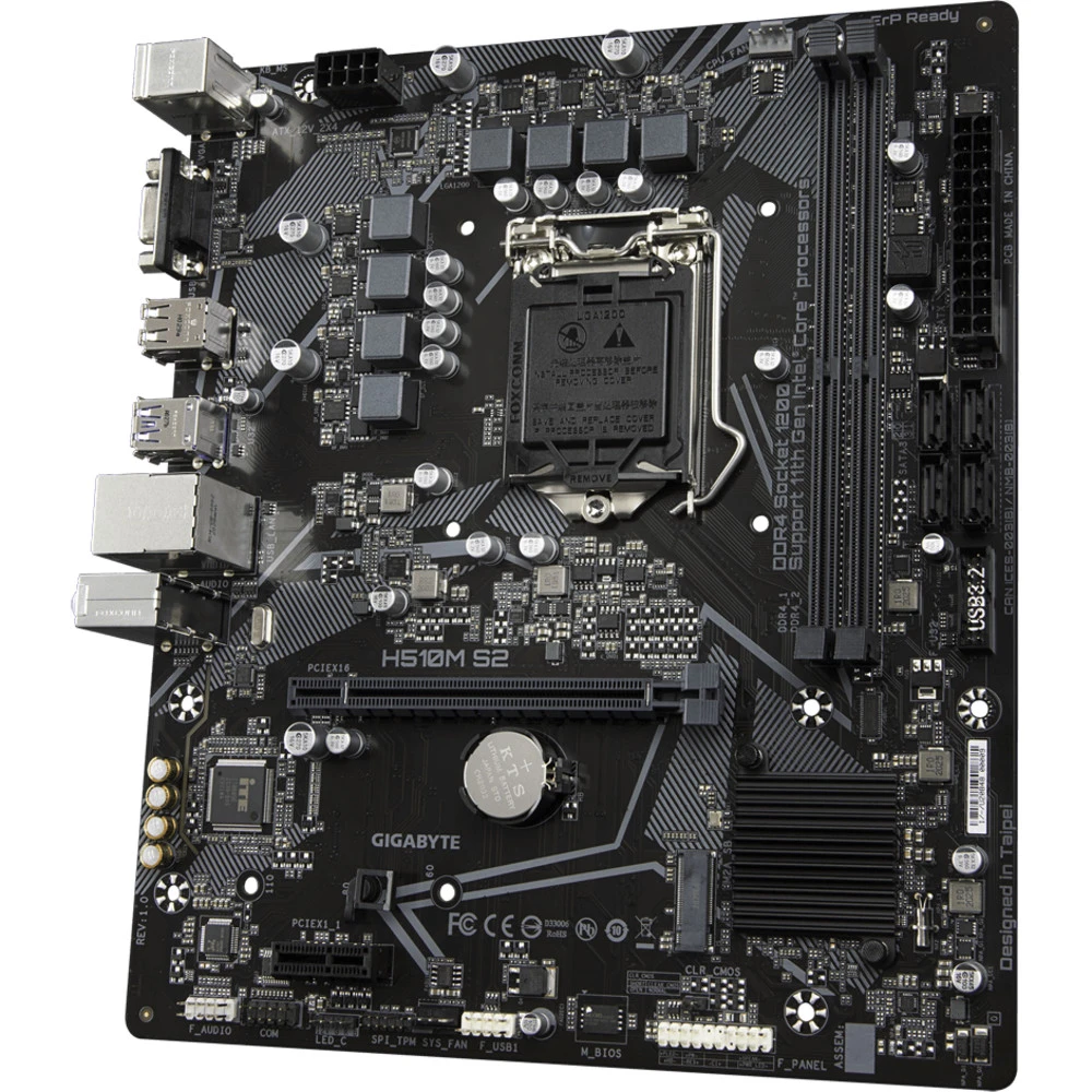 Материнская плата Gigabyte H510M S2 Micro-ATX, LGA 1200