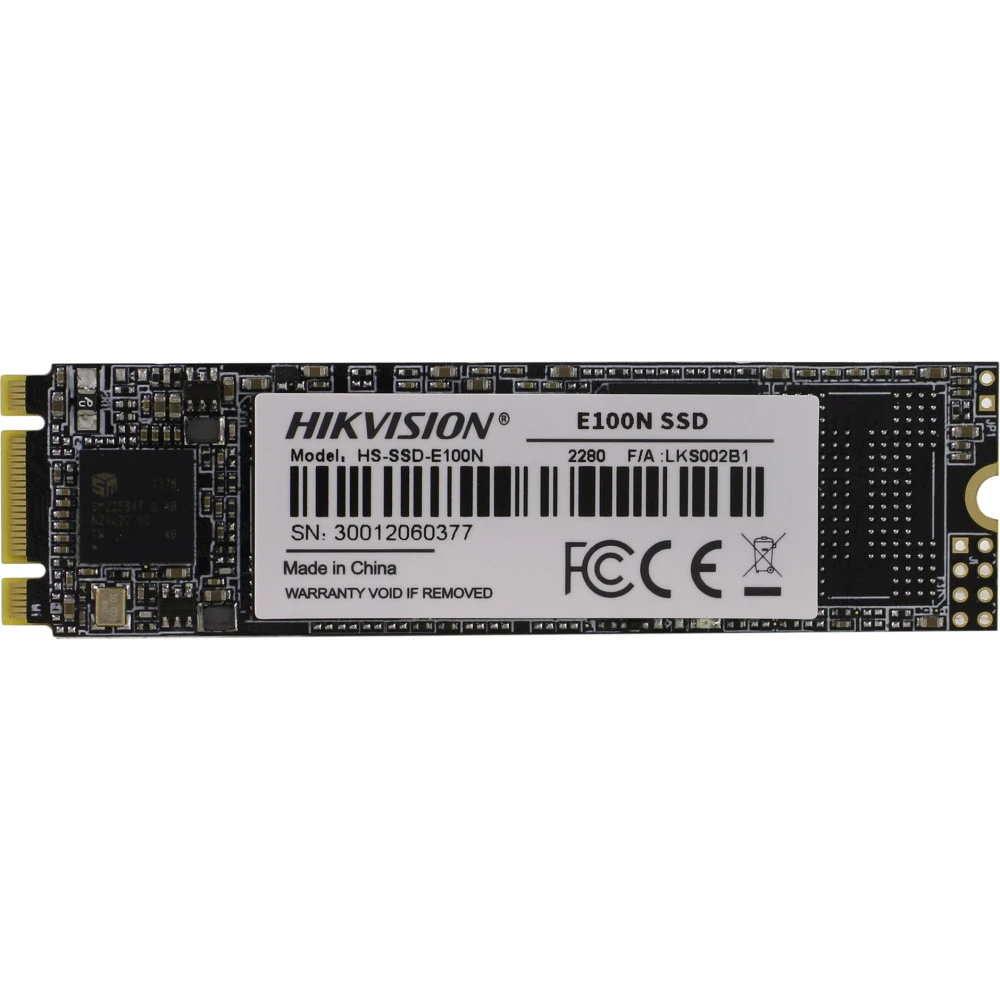 Жесткий диск Hikvision E100N HS-SSD-E100N/128G SSD (твердотельные), 128 ГБ, M.2, SATA
