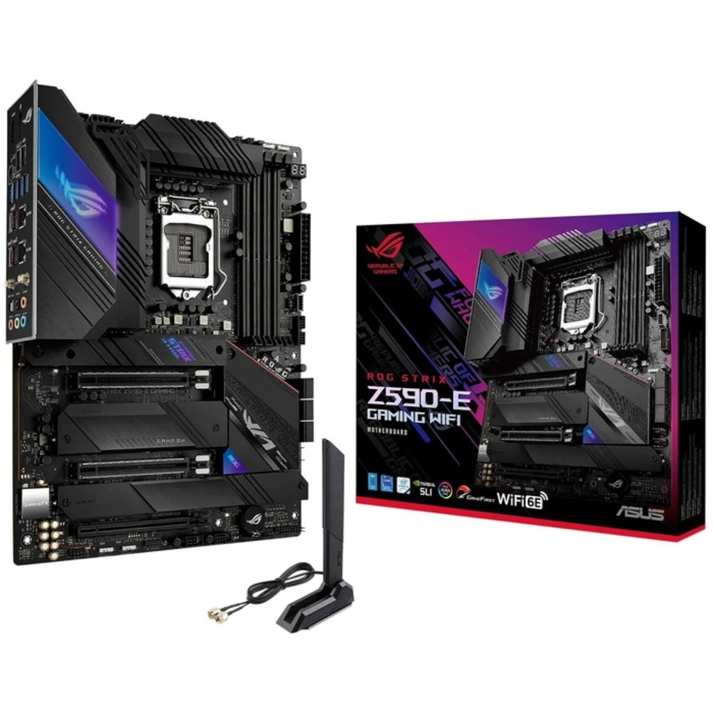 Материнская плата Asus ROG STRIX Z590-E GAMING WIFI ATX, LGA 1200
