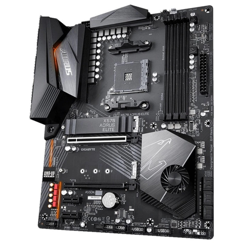 Материнская плата Gigabyte X570 AORUS ELITE 1.0 ATX, AMD AM4