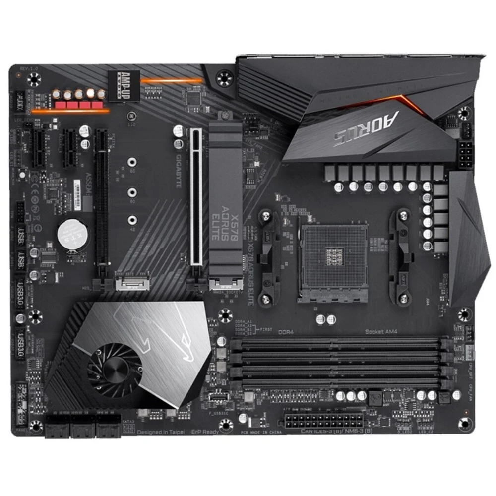 Материнская плата Gigabyte X570 AORUS ELITE 1.0 ATX, AMD AM4