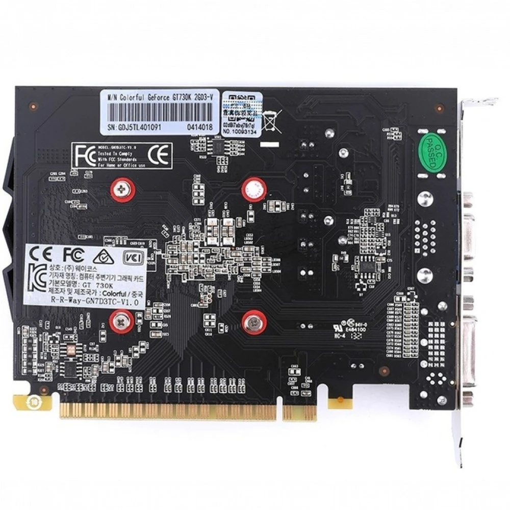 Видеокарта Colorful GeForce GT 730 2GB (GT730K 2GD3-V) 2 ГБ