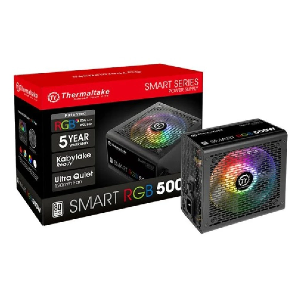 Блок питания Thermaltake Smart RGB 500W (230V) PS-SPR-0500NHSAWE-1 500 Вт, 80+