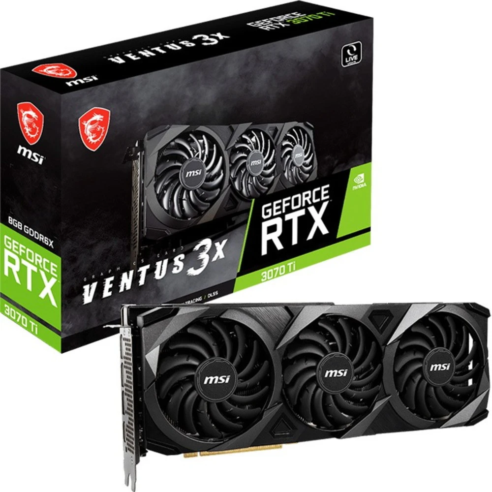 Видеокарта MSI RTX 3070 TI VENTUS 3X 8G OC 8 ГБ