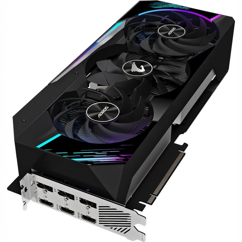 Видеокарта Gigabyte GeForce RTX 3080 AORUS MASTER 2.0 LHR 10G GV-N3080AORUS M-10GD 2.0 10 ГБ