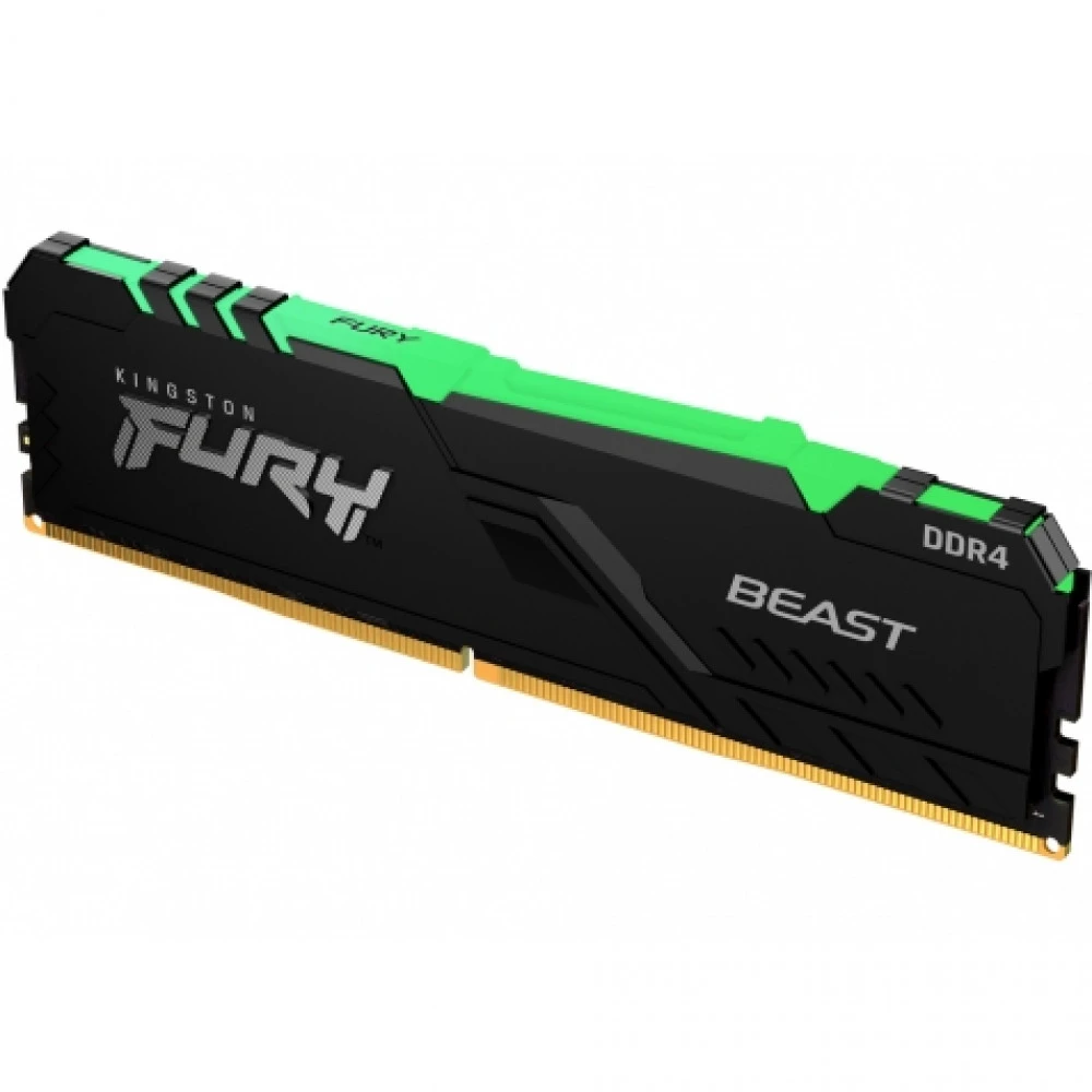 ОЗУ Kingston Fury Beast RGB KF436C17BBAK2/16 DIMM, DDR4, 16 Гб (2 х 8 Гб), 3600 МГц