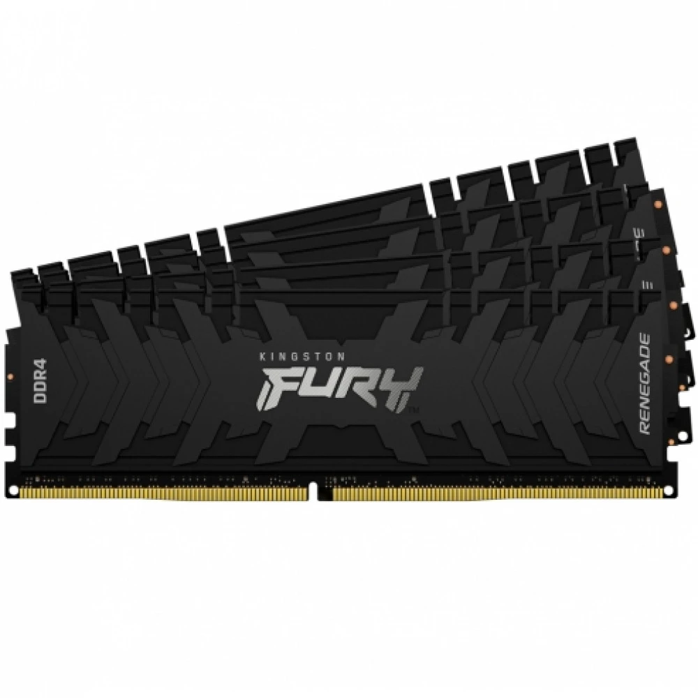 ОЗУ Kingston Fury Renegade KF432C16RBK4/32 DIMM, DDR4, 32 Гб (4 х 8 Гб), 3200 МГц