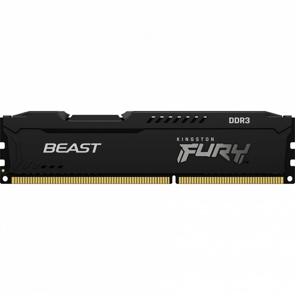ОЗУ Kingston Fury Beast Black KF316C10BB/8 DIMM, DDR3, 8 Гб, 1600 МГц