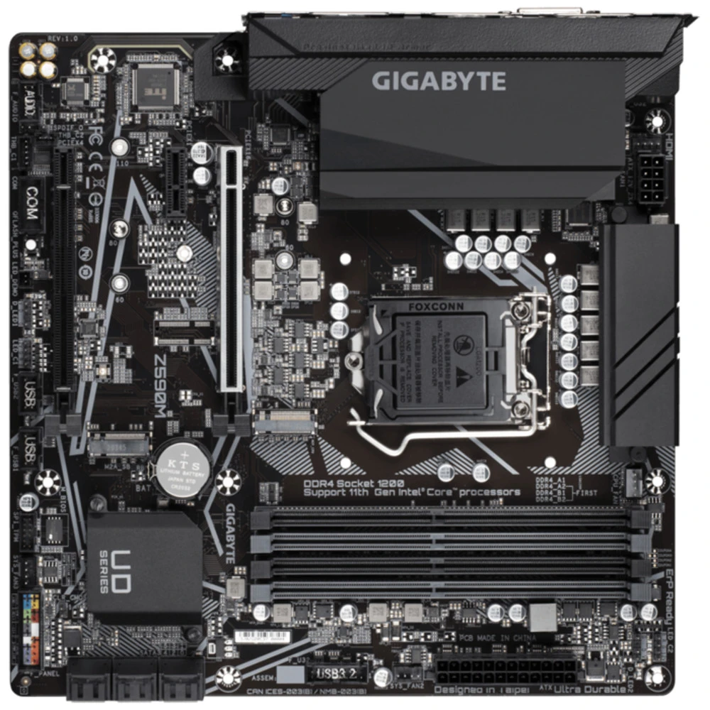 Материнская плата Gigabyte Z590M 4719331815479 Micro-ATX, LGA 1200